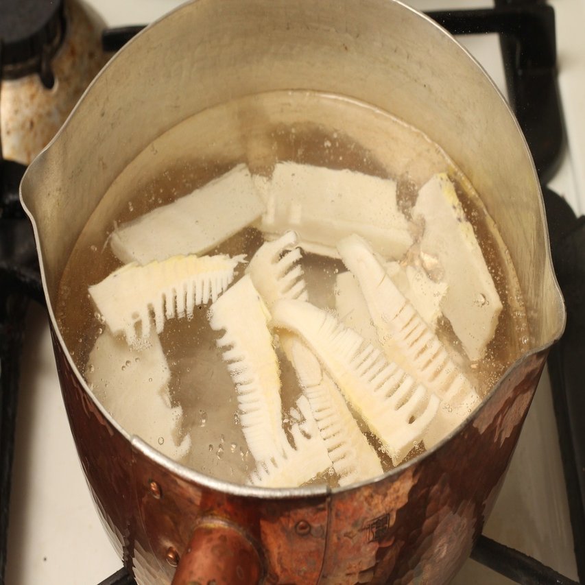 大根おろしで筍のアク抜き 樋口直哉 Travelingfoodlab Note