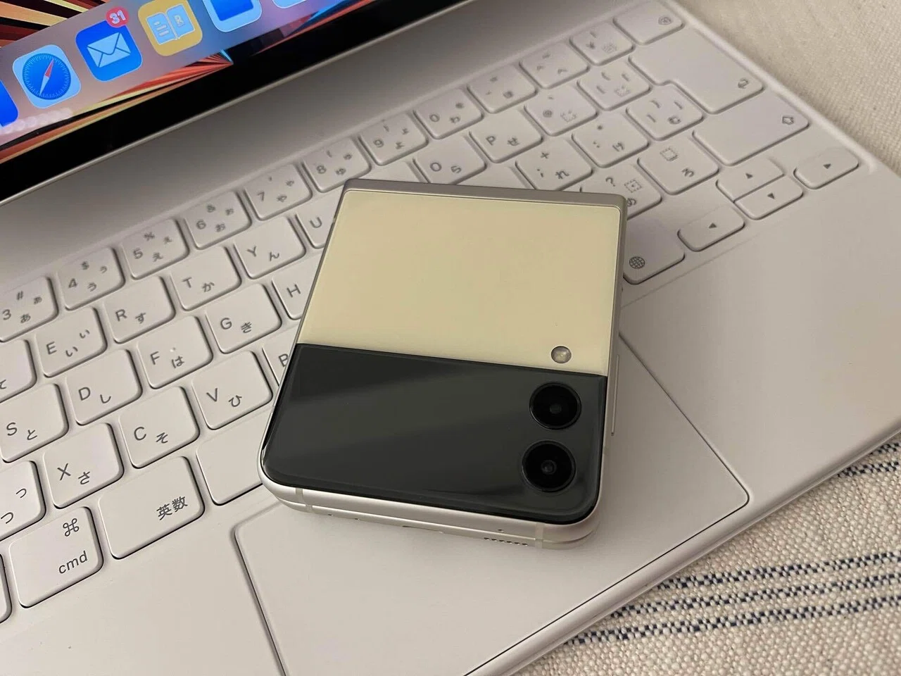 ガラケーっぽいパカパカもパワフルに！Galaxy Z Flip3も到着したのです