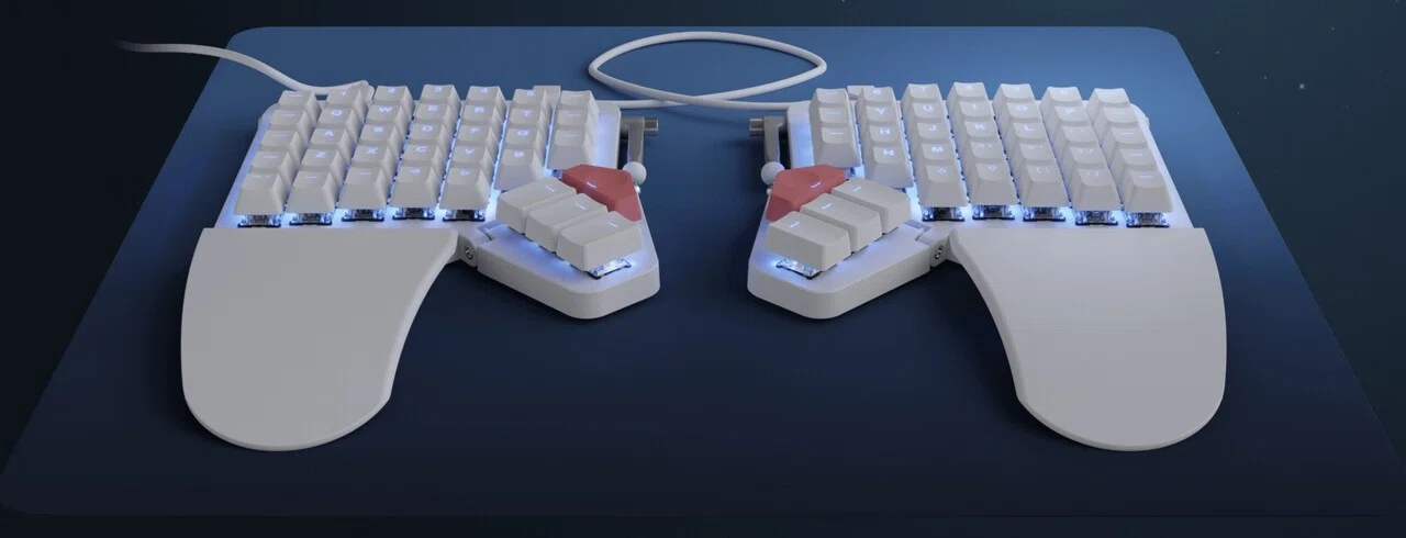 ZSA ムーンランダー MOONLANDER MARK I キーボード 白軸 ZSA