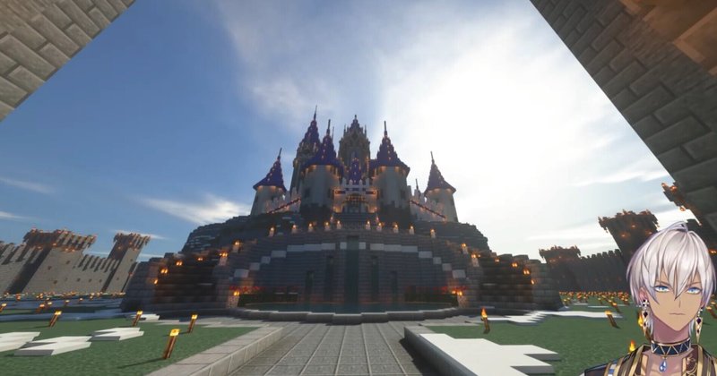 【オタクが最近ハマってるコンテンツを紹介したい『にじさんじ・イブラヒムのMinecraftちー様の天空城建築』】