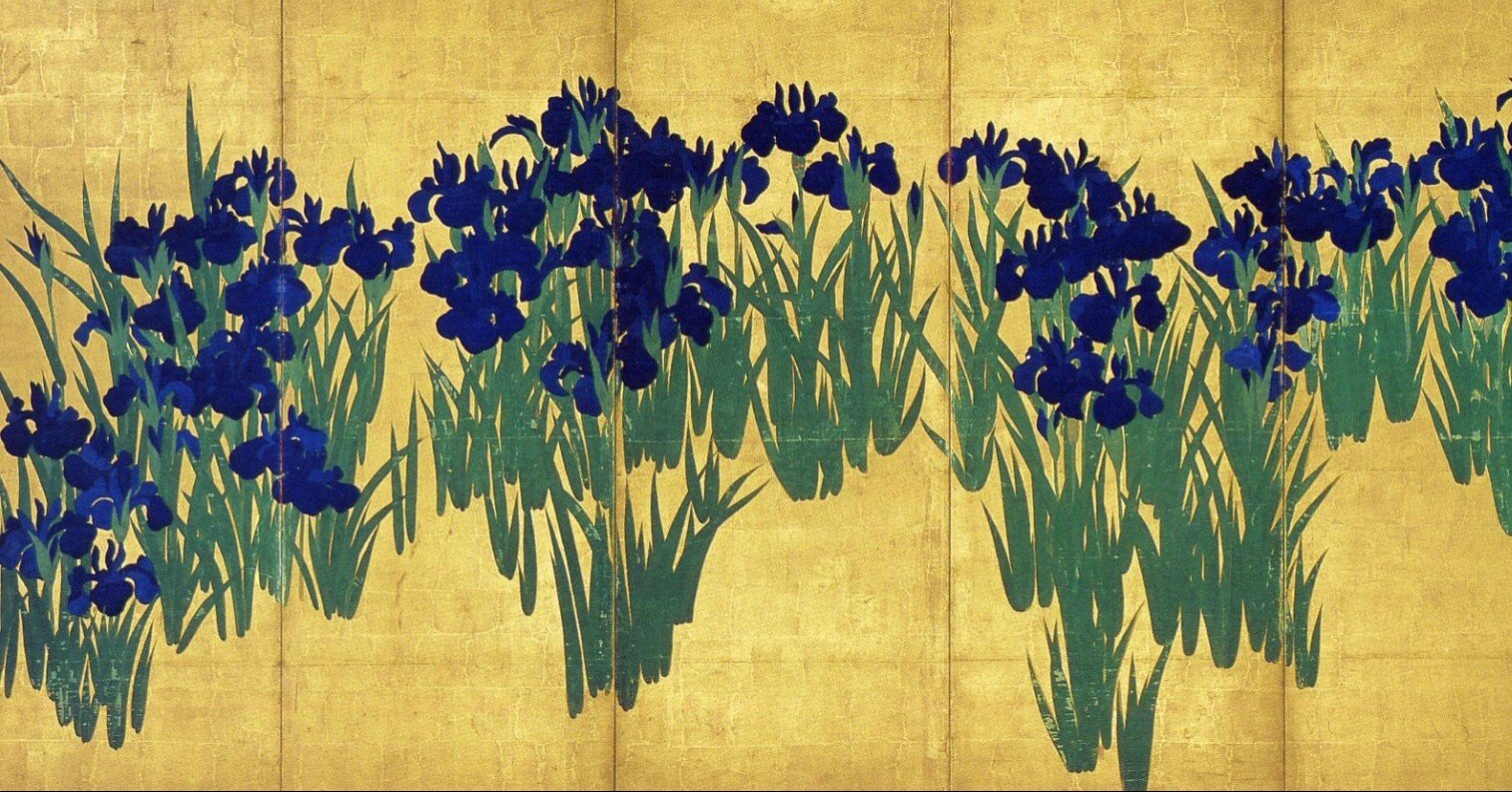 気ままな鑑賞エクササイズ＃14 尾形光琳「燕子花図」｜鑑賞プログラム