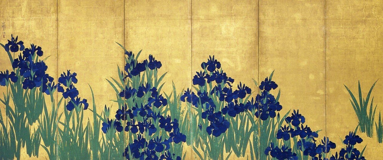気ままな鑑賞エクササイズ＃14 尾形光琳「燕子花図」｜佐藤悠