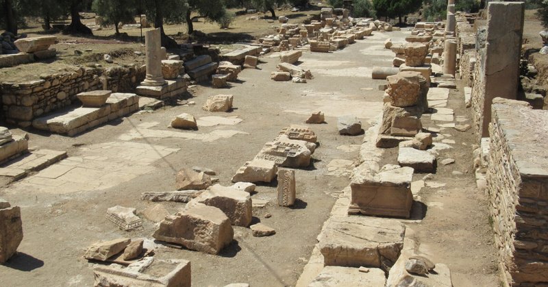 トルコ スルタンヒサル ニサの古代遺跡 Nysa Antik kenti Sultanhisar Turkiye