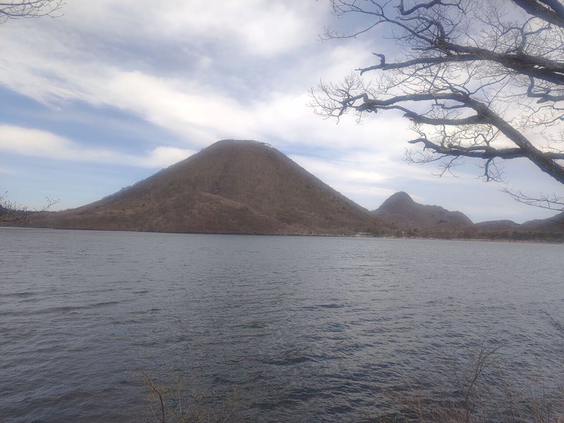 榛名湖と榛名山