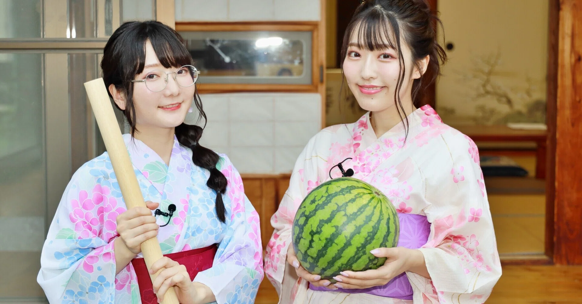 声優番組『関根・丸岡はがんばらない』第5回目は浴衣を着て夏の風物詩