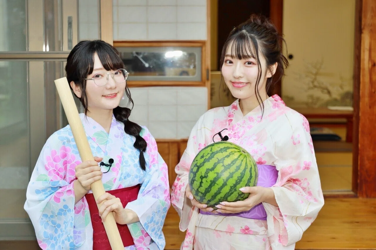 声優番組『関根・丸岡はがんばらない』第5回目は浴衣を着て夏の風物詩