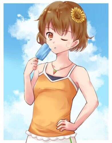 Saiの用紙質感で仕上げをしよう 夏イラスト ミサキ Note