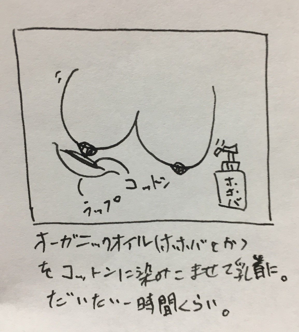 乳首オイル｜野やぎ