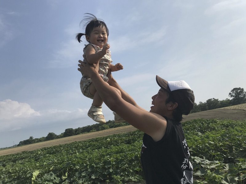 特別賞　65 カボチャ畑で高い高い