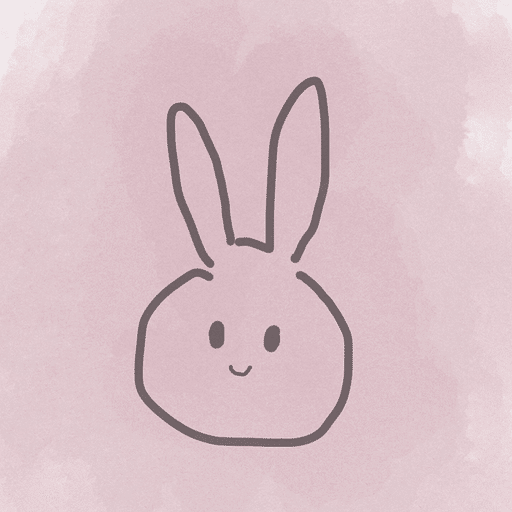 小島さんがアイコンで使用しているウサギのイラスト