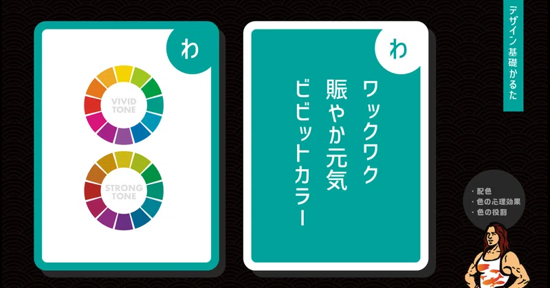 デザイン基礎かるた わ Satokichi Note