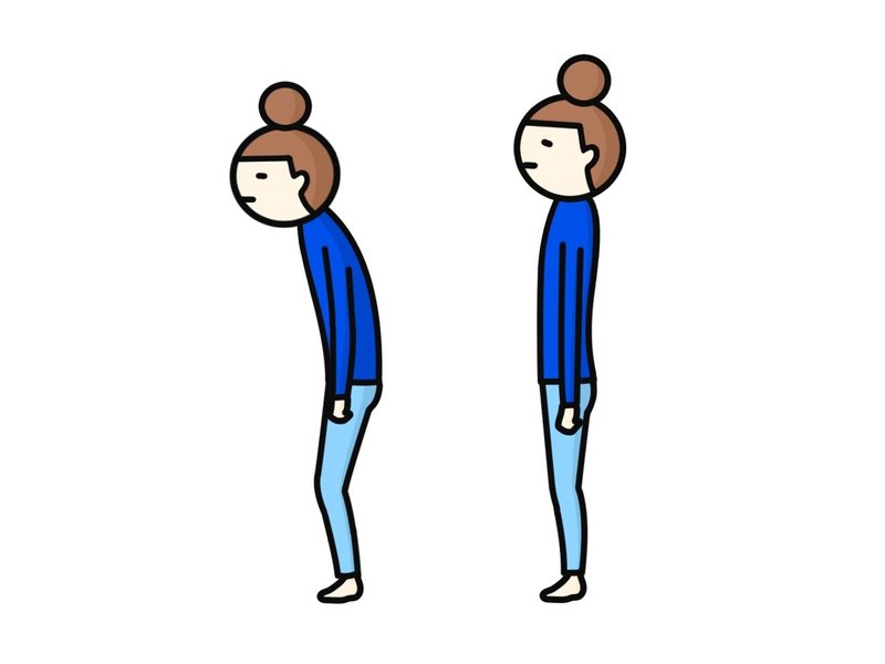 姿勢 女性