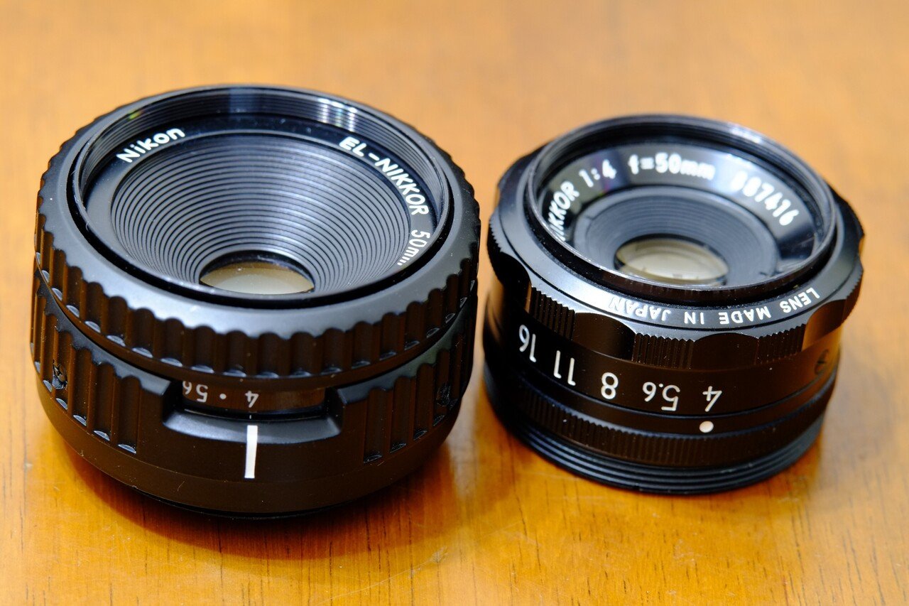 【美品】Nikon EL-NIKKOR 50mm F4 引き伸ばしレンズ