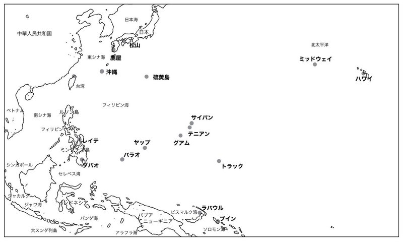 太平洋図（白地図）20210904