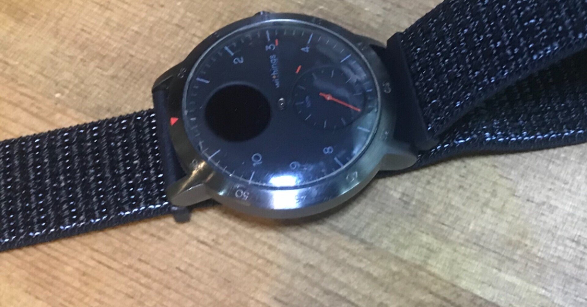 【中古】Withings スマートウォッチ Active Steel ブラック HWA01 817104950