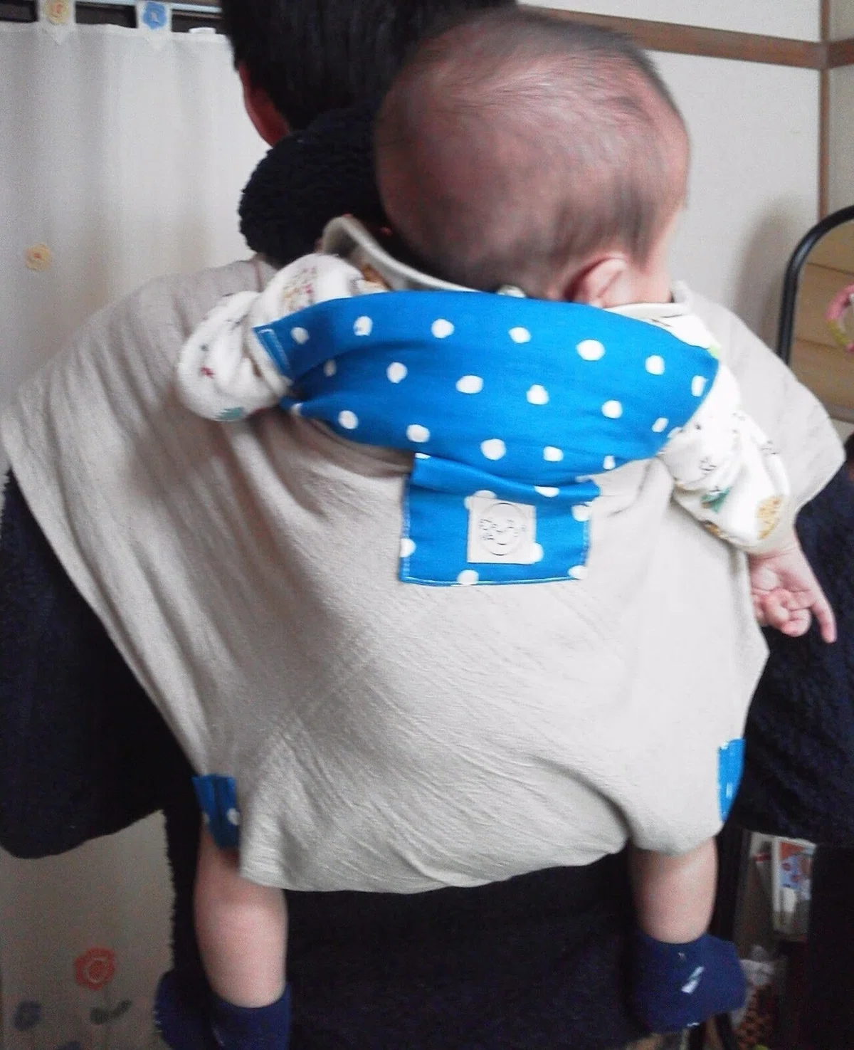 抱っこリンくらぶ おんぶリン おんぶりん おんぶ紐 青 結だっこリン 