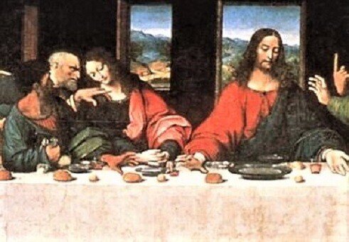 Leonardo_da_Vinci_-_Last_Supper_ 最後の晩餐　レオナルド　ダヴィンチ ヨハネ