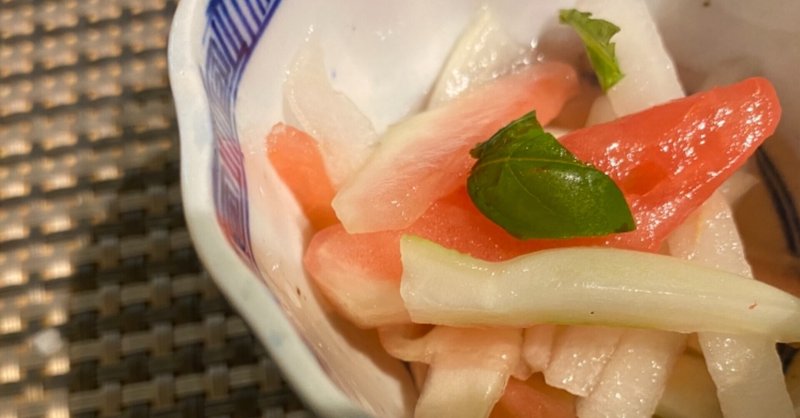 Sdgsレシピ 手軽で絶品 スイカの白い部分のマリネ 麹町のフランス料理店 Note Sdgsレシピ 手軽で絶品 スイカの白い部分のマリネ 麹町のフランス料理店 Note