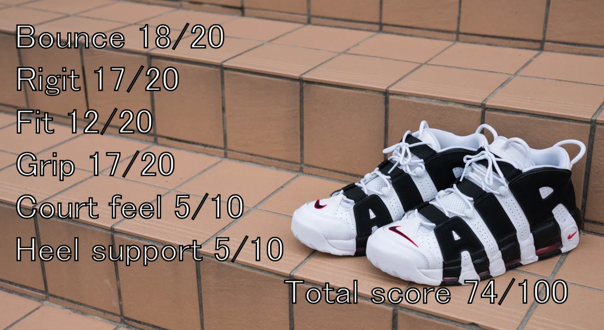 NIKE】Air More Uptempoパフォーマンスレビュー｜ぱらと