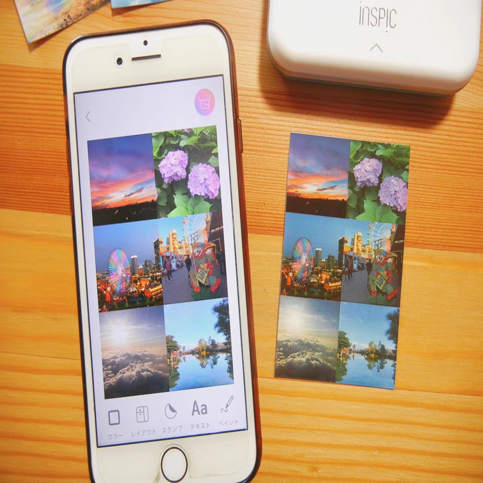 手帳好きにおすすめ】スマホ写真が即シールに「iNSPiC pv-123」使い方