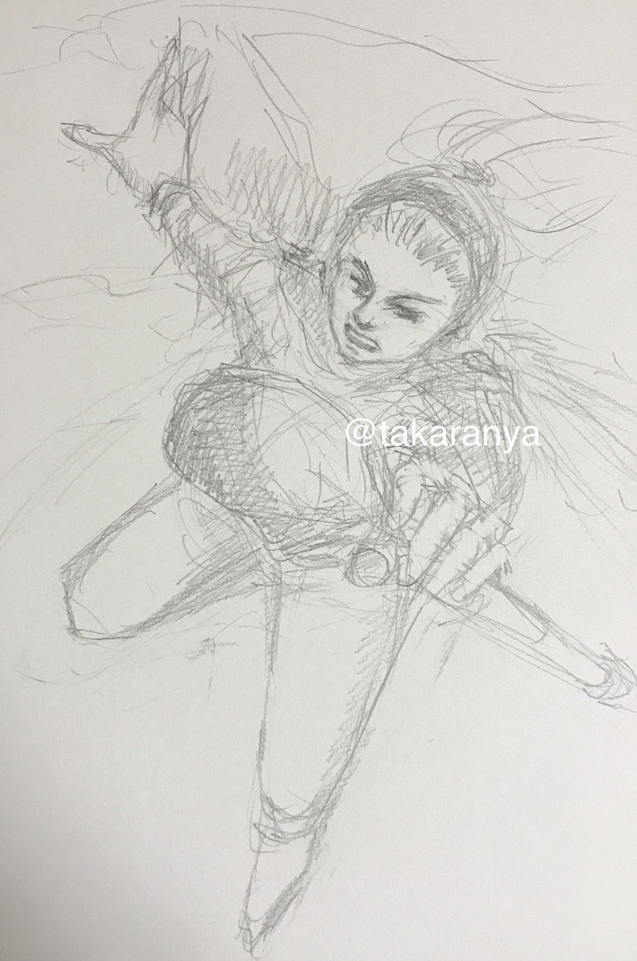 魔道士さんの杖持った戦闘シーンを描きたかったのに ラフの段階で マラカス持って踊ってるようにしか見えないよ 杖がなあ うーむ たからにゃ イラスト Note 魔道士さんの杖持った戦闘シーンを描きたかったのに ラフの段階で マラカス持って踊ってるようにしか見えないよ 杖がなあ うーむ たからにゃ イラスト Note
