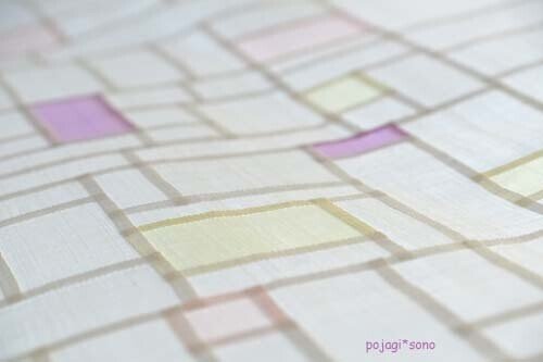 六本松 蔦屋書店にて 私のポジャギ作品展示されてます 韓国フェア開催中 Pojagi Sono Note