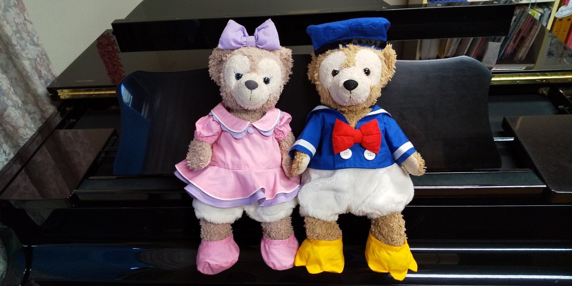 アヒルパンツが可愛すぎた❗️ダッフィー&シェリーメイがドナルド