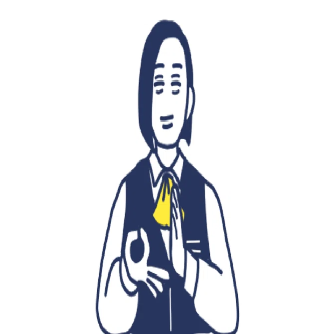 銀行員イラスト みんなのフォトギャラリー用 塩 Sio Note