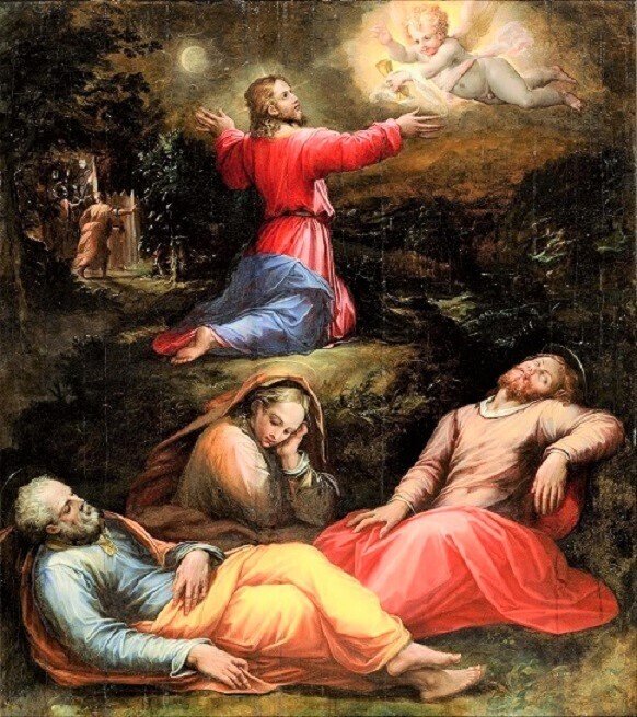 Giorgio_Vasari_-_The_Garden_of_Gethsemane_　ジョルジョヴァザーリ　ゲッセマネの祈り