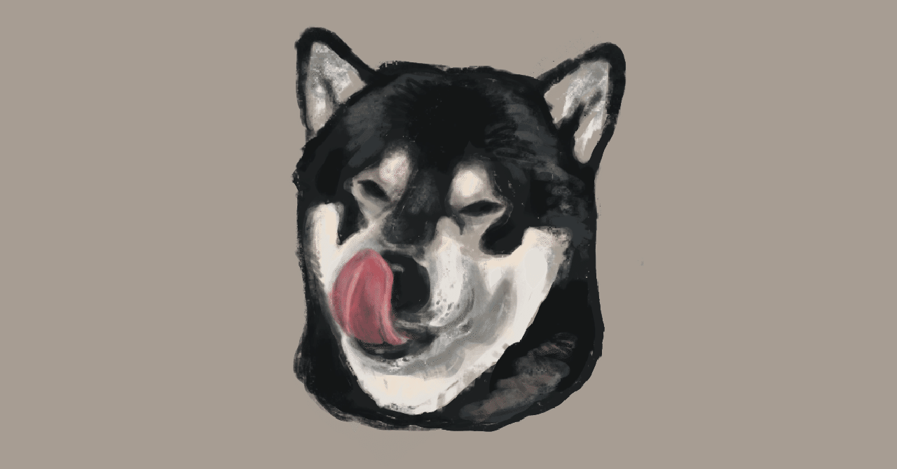 黒柴イラスト みんなのフォトギャラリー用 塩 Sio Note