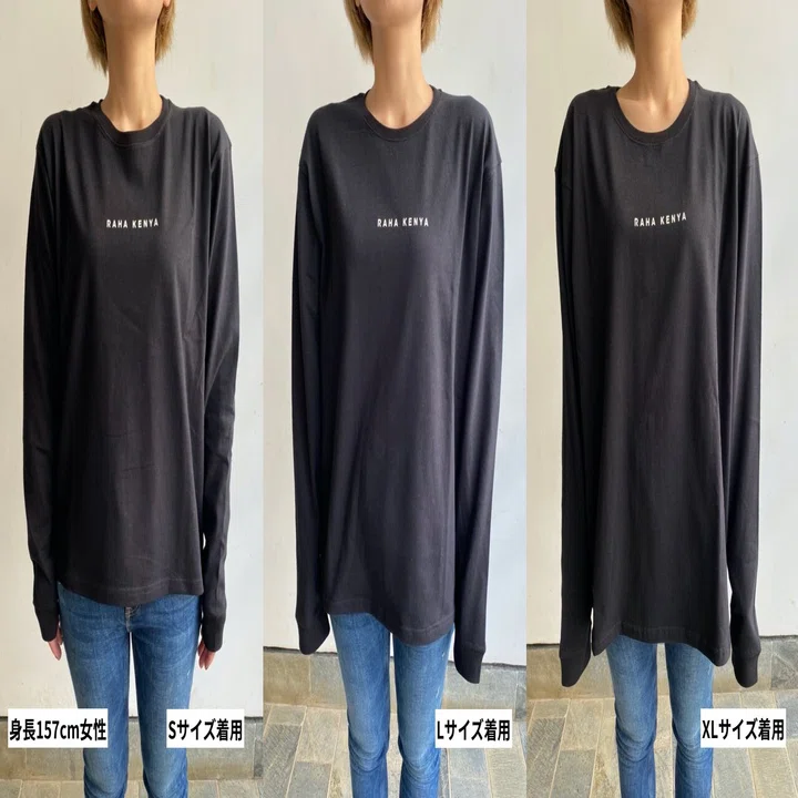 新柄登場 アフリカロングスリーブtシャツ登場 Raha Kenya ラハケニア Note