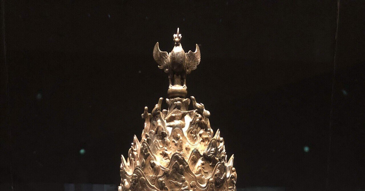 韓国 扶餘陵山里出土 百済金銅大香爐 復刻品 国立中央博物館 M