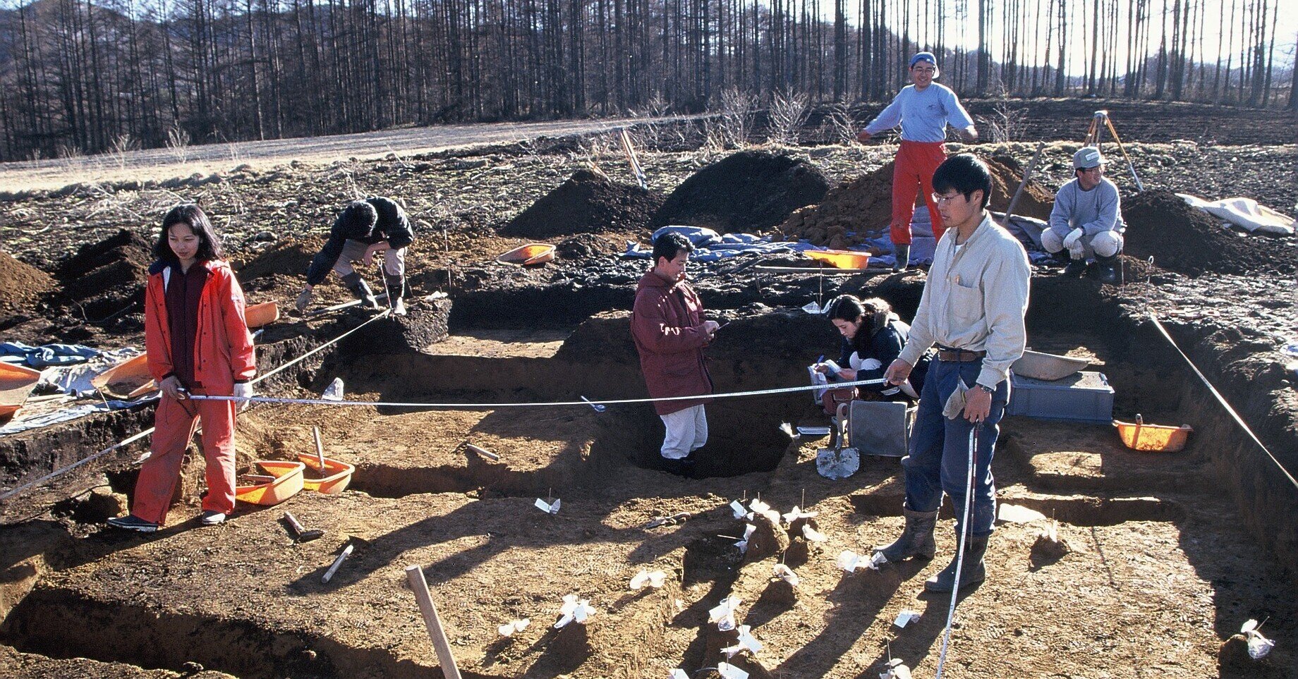 石器　4点　長野県諏訪郡　下伊那郡　他　出土 諏訪市の旧石器時代と黒曜石 - 諏訪市公式ホームページ