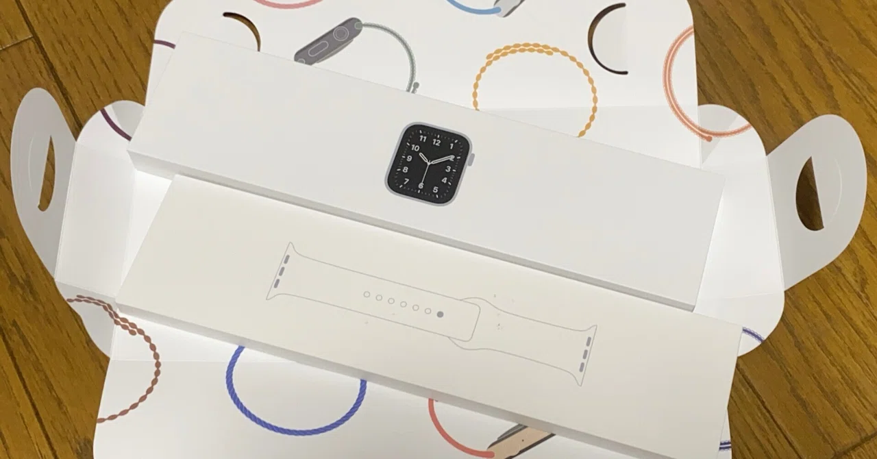 Apple Watchの空箱 麗しい
