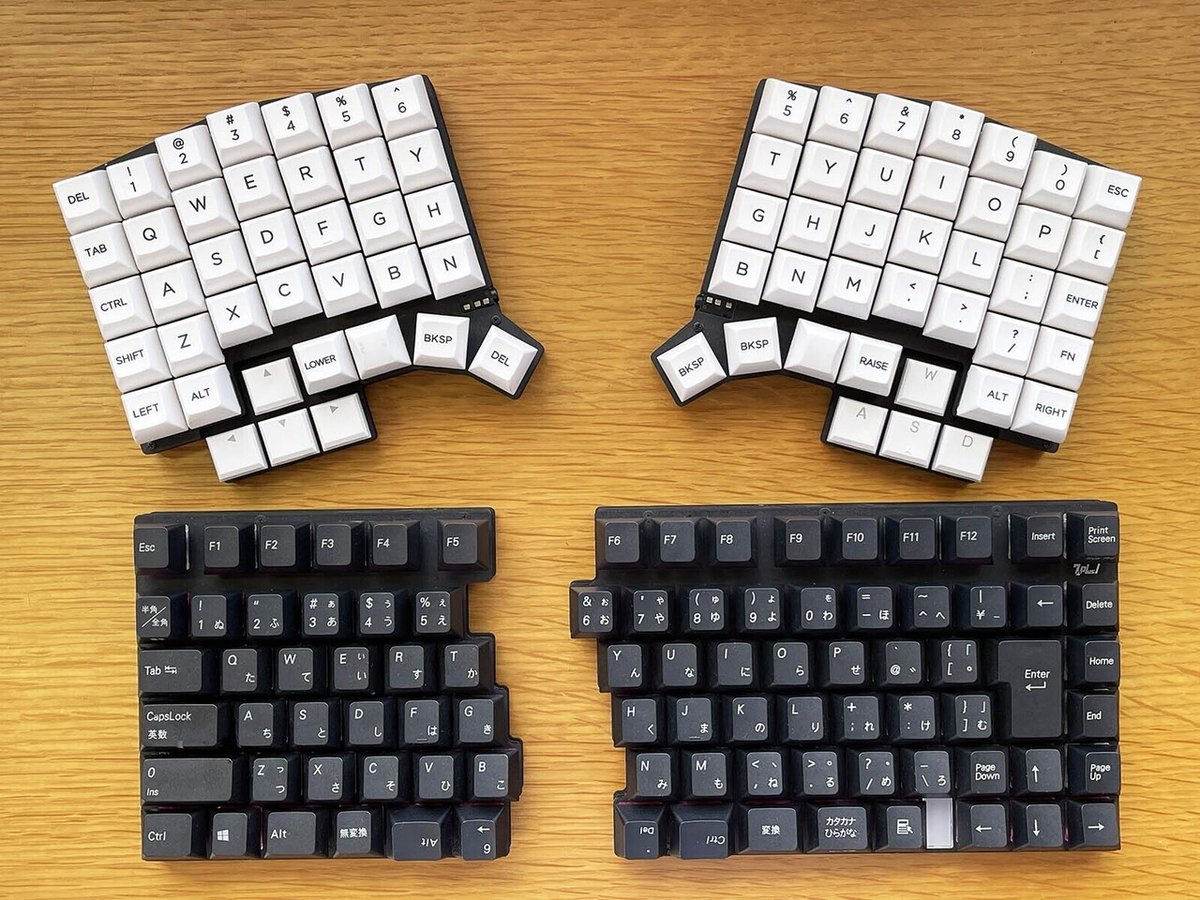アローキーつき分割エルゴノミクスキーボード ErgoArrowsを使ってみた 