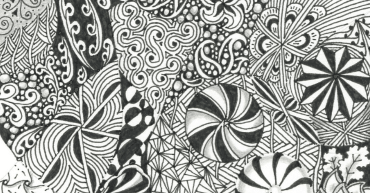 ゼンタングルパターン3〜Zentangle｜MaeTomo＠ペット・アニマル