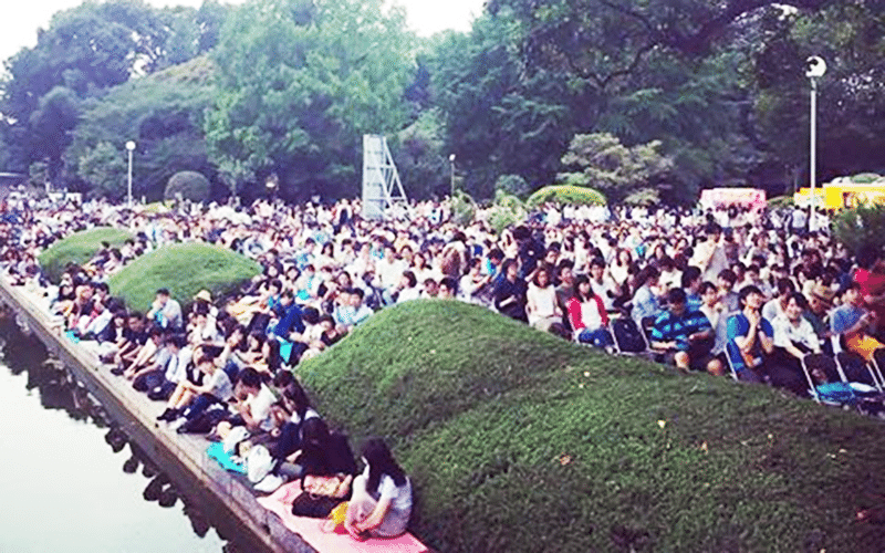 東京国立博物館・博物館で野外シネマ