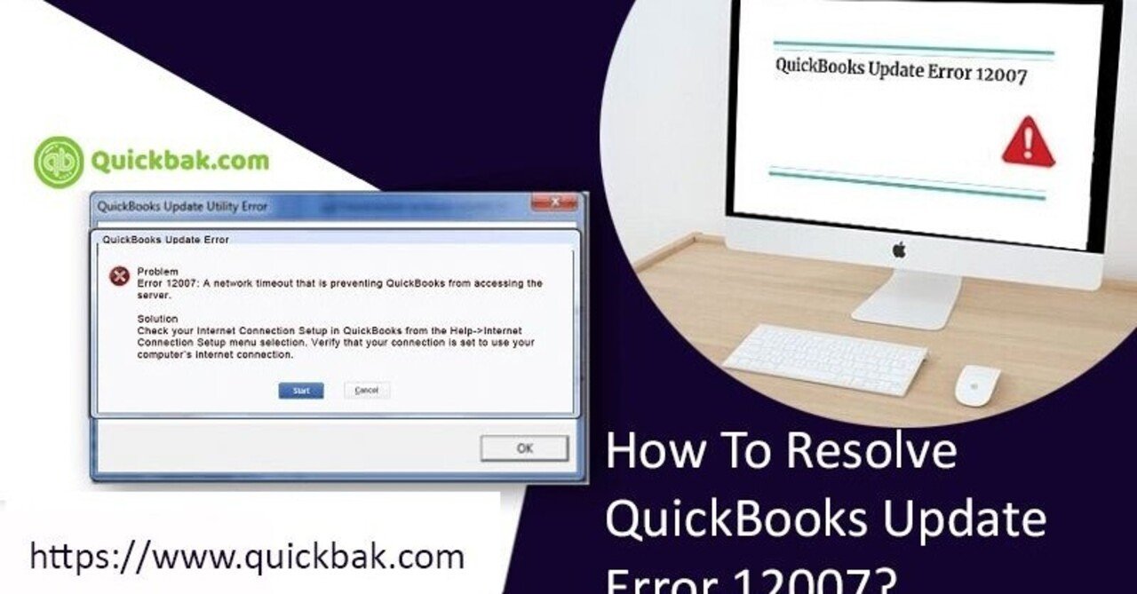 QuickBooks Update Error 12007 Best Ways To Resolve It｜Jessiejameson
