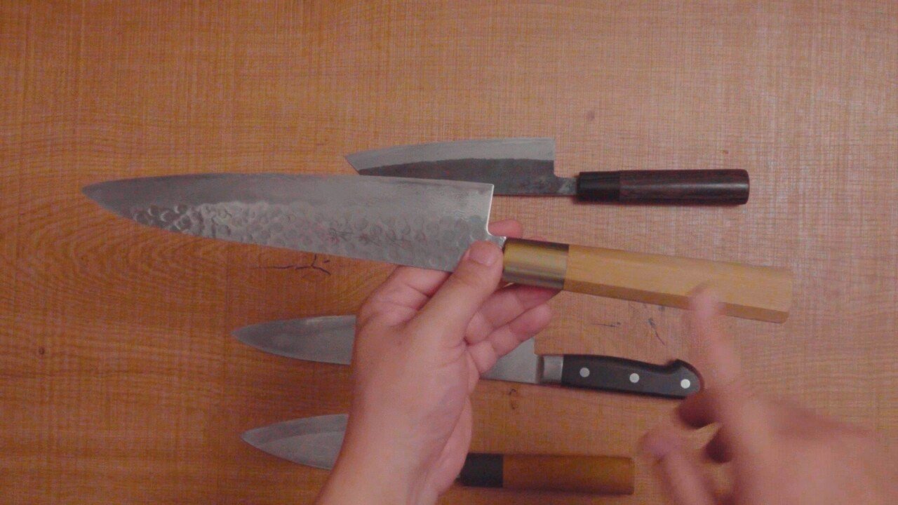 ダマスカス包丁 大きくかっこいい包丁です Wasel Dz