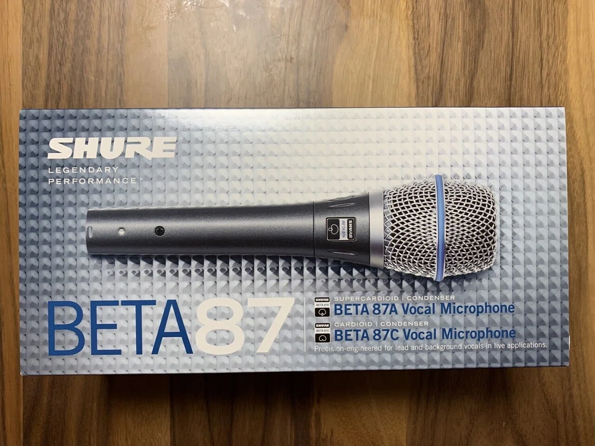 SHURE BETA87A（ボーカル用コンデンサーマイク）（初心者必見 