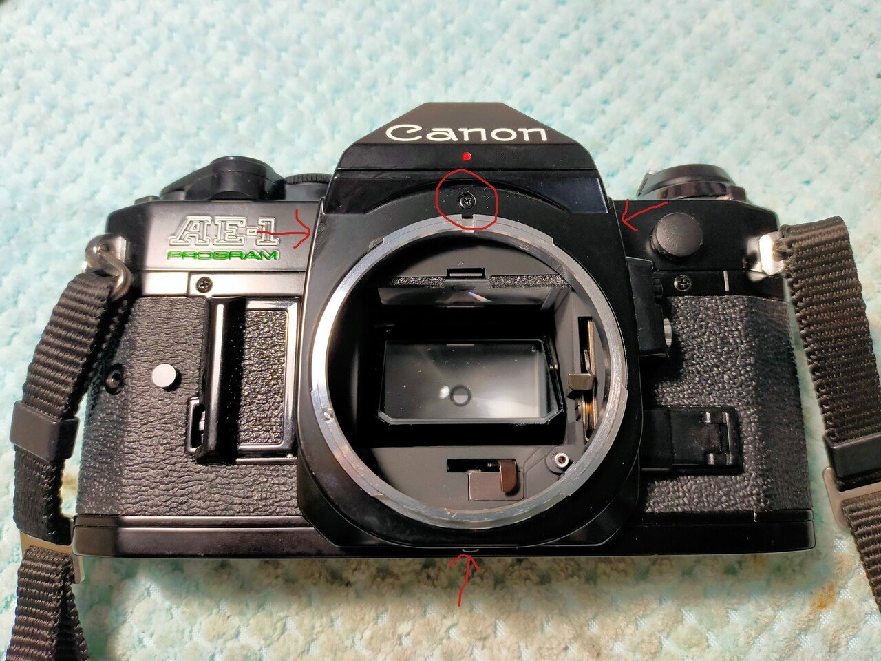 アイテム一覧 シャッター鳴き無し　Canon AE-1 Program FD 28/2.8 フィルムカメラ