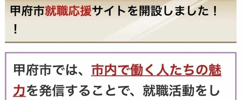 事業 甲府市就職応援事業 山梨県甲府市 芦澤絢名 Photographer Note