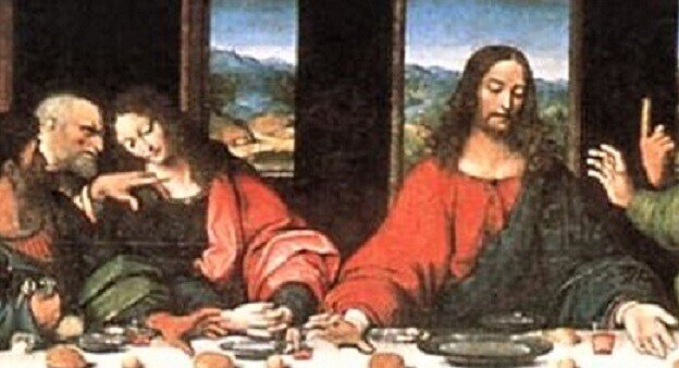 Leonardo_da_Vinci_-_Last_Supper_ 最後の晩餐　レオナルド　ダヴィンチ  ヨハネ
