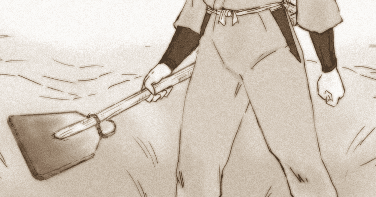 落乱元ネタ探し その2 綾部喜八郎の手鋤・テッコちゃん｜はねこ