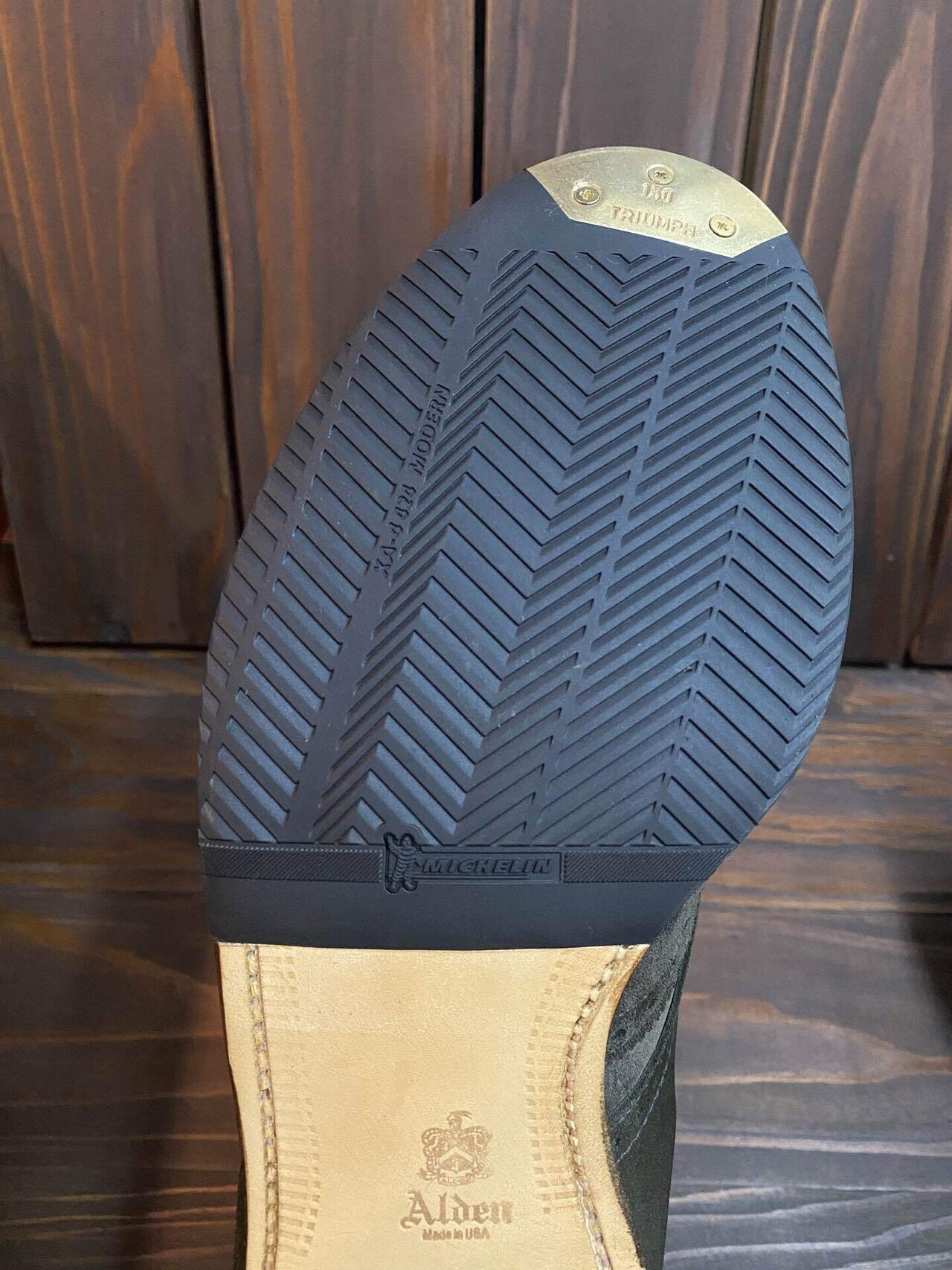 オールデンの靴修理 トゥスチール取付 靴磨きなら札幌ashido Ashido北海道 靴修理靴磨き職人佐藤我久 Note オールデンの靴修理 トゥスチール取付 靴磨きなら札幌ashido Ashido北海道 靴修理靴磨き職人佐藤我久 Note