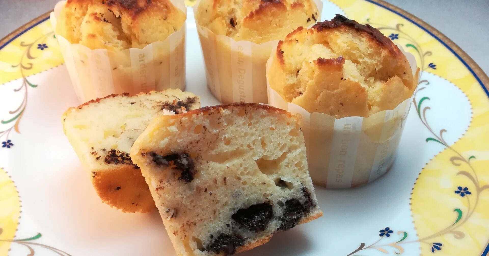 しっとりもちもち新食感 チョコチャンクマフィン｜ゆきの｜日々の