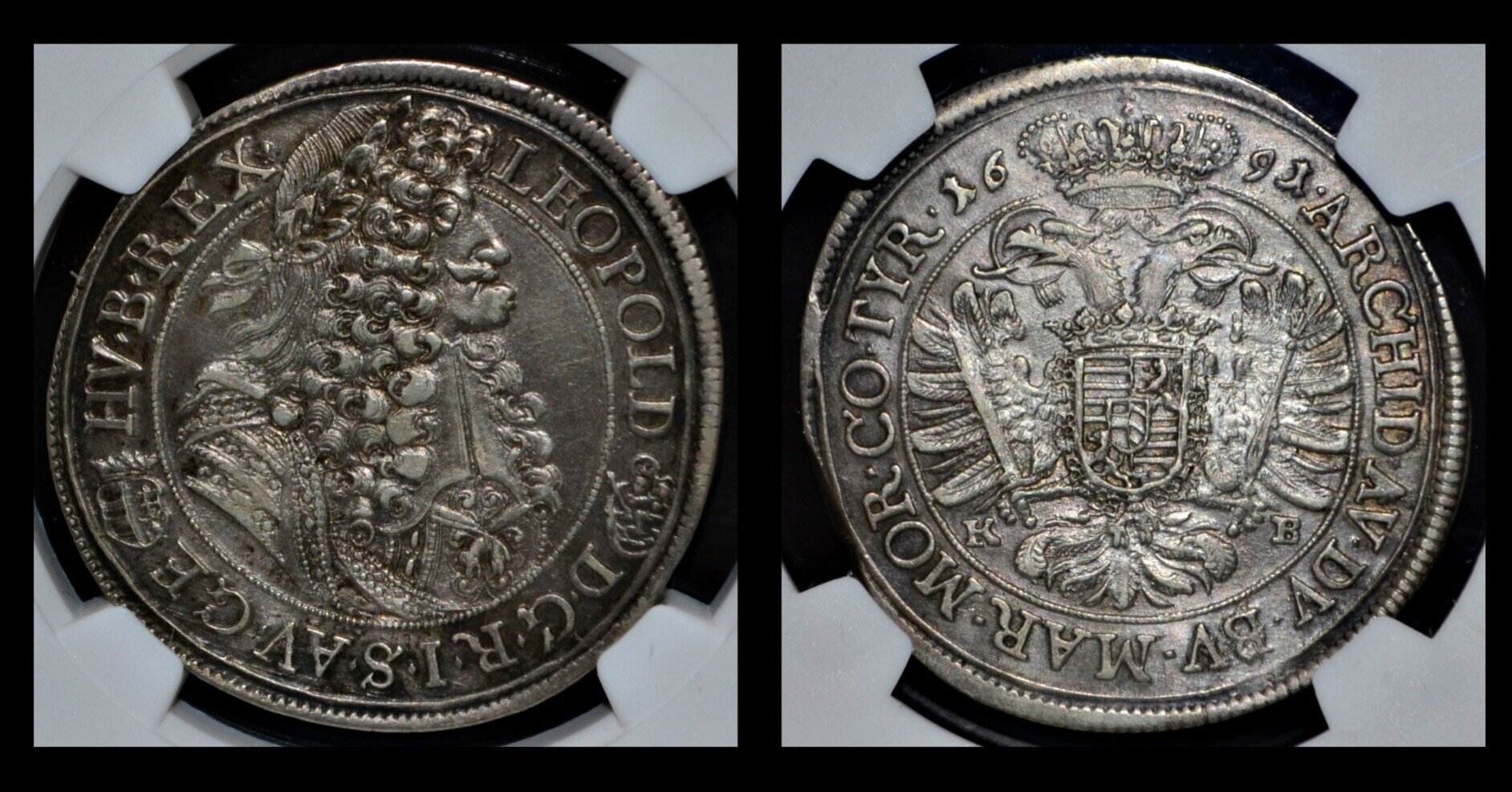 『NGC MS61』ザクセン王国 フリードリヒ1世1ターレル銀貨(1827年)