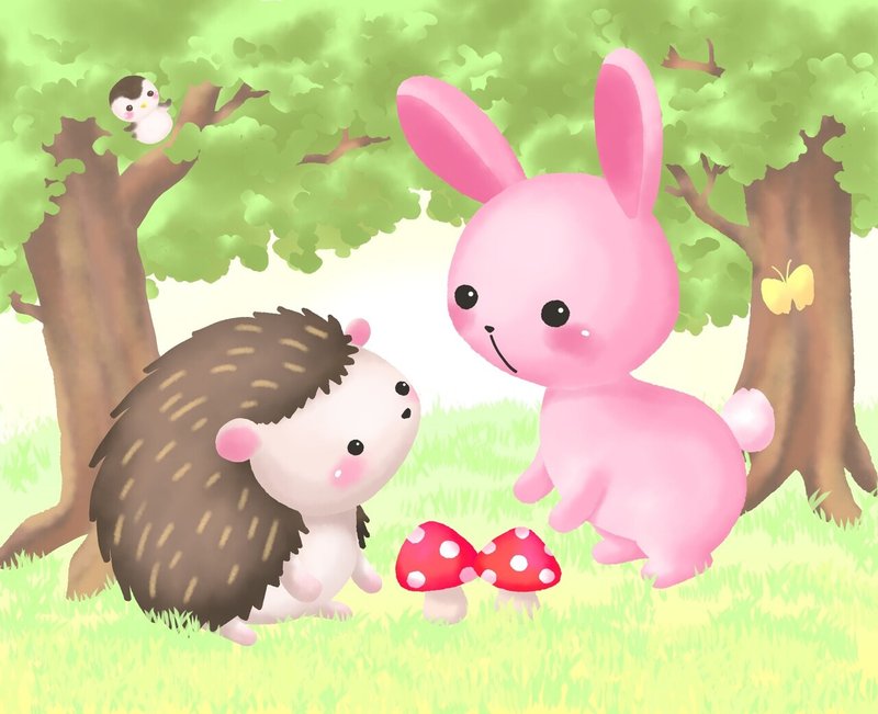 ココナラ 子供喜ぶ もこふわ癒し系 絵本風イラスト描きます くまの広珠 Note