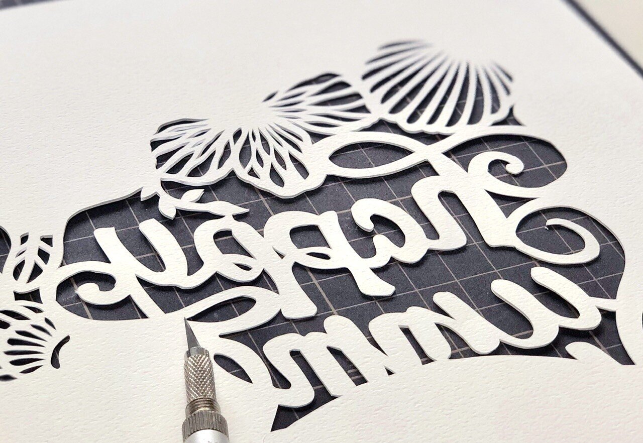 私が 白い切り絵 で使う 白い紙 について 華色切絵 平石智美のカラー切り絵を楽しむnote Note 私が 白い切り絵 で使う 白い紙 について 華色切絵 平石智美のカラー切り絵を楽しむnote Note