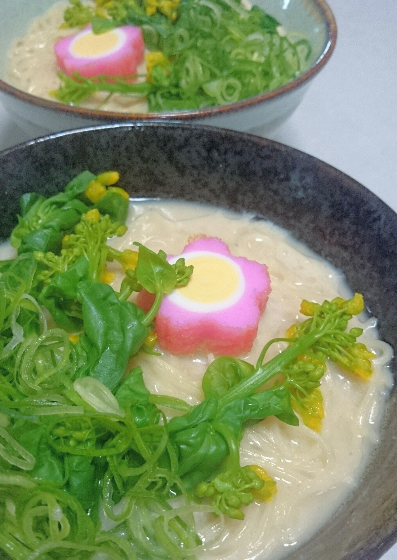 ズラボランチ 菜の花ラーメンﾟ 寒の戻りにあったかいものをどうぞ ー ｳﾝｳﾝﾟ 望美 花写真 棚田写真 Note
